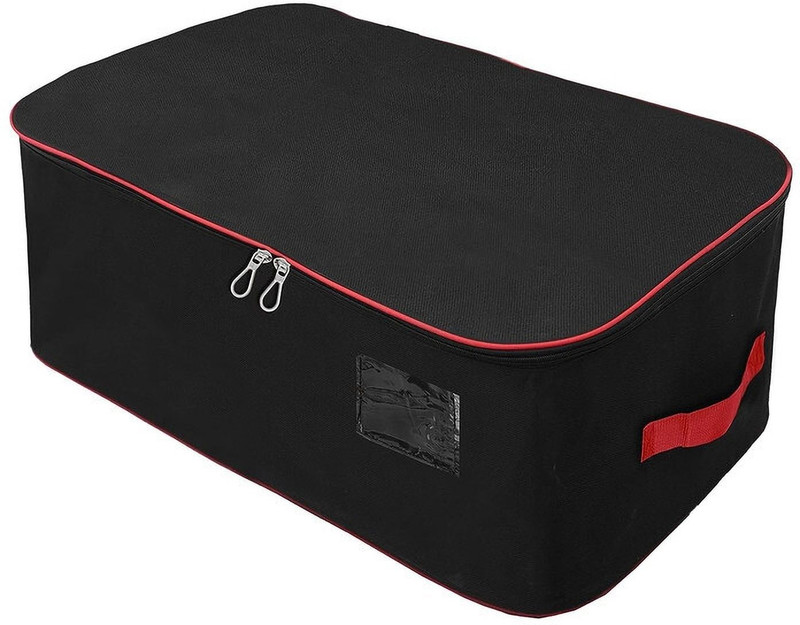 SNDIA Pack 1 -129L Multipurpose Heavy Duty Toys Storage Bag Moisture Proof Storage Bag Blankets/Clothes With Strong Reinforced Handles Rectangular 78x46x36 cm(Black)