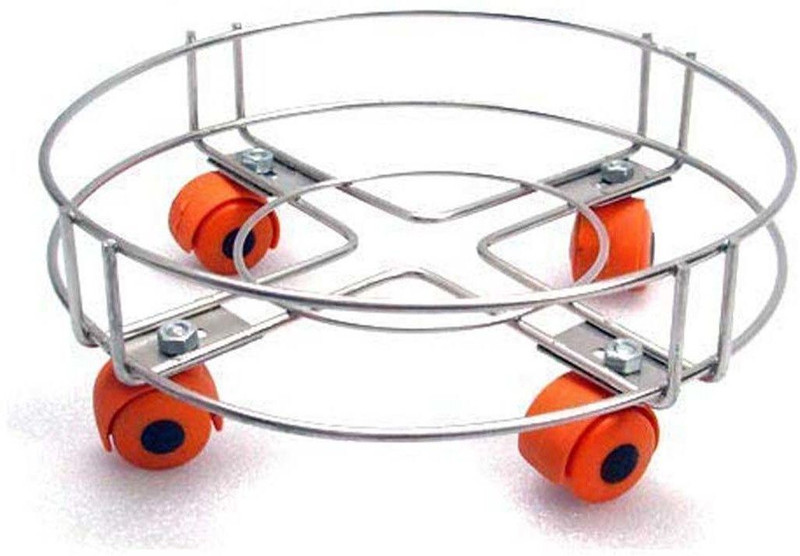 Sukanya Creation Gas Cylinder Trolley(Silver)