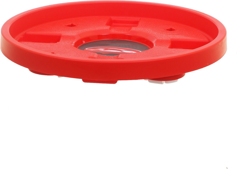 KUBER INDUSTRIES Plastic Cylinder Trolley With Wheels /Gas Trolly / LPG Cylinder Stand (Red) - CTKTC30611 Gas Cylinder Trolley(Red)