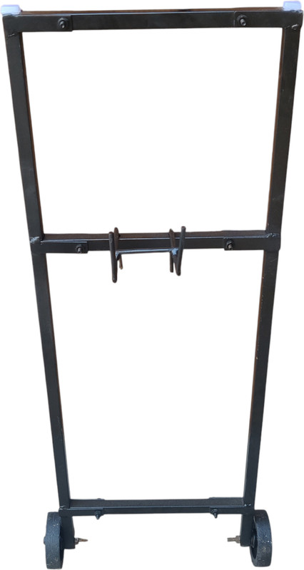 STHITHI GAS CYLINDER TROLLY-007 Gas Cylinder Trolley(Black, Pack of 1)