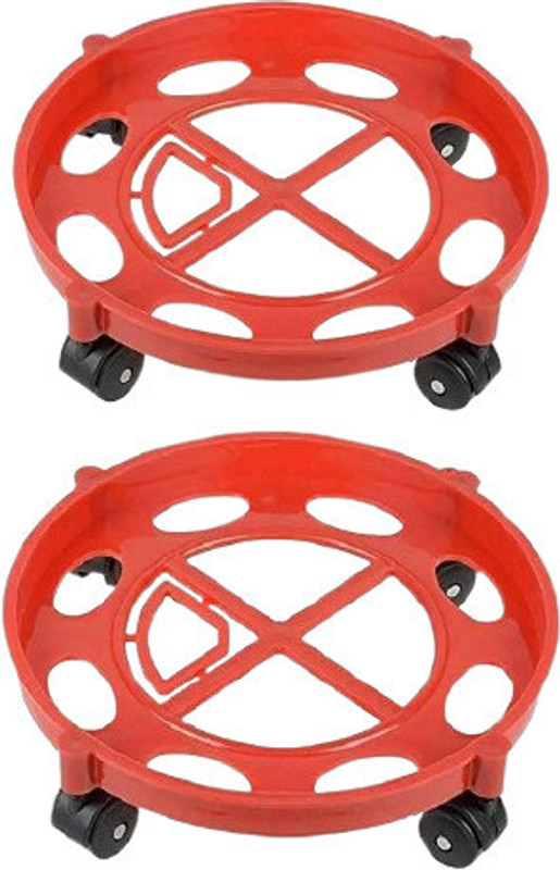 DHAIRYA Gas Cylinder Troly -2 Gas Cylinder Trolley(Red)