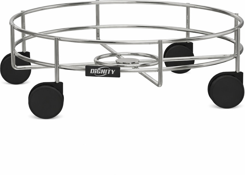 kinglet KINGLET360° Wheel Stainless Steel Gas Cylinder Trolley Anti-Skid Base Gas Cylinder Trolley(Steel)