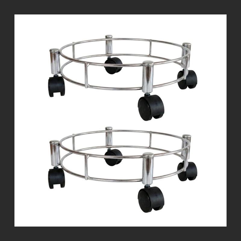 BLLUEX Gas Cylinder Trolley(Silver)