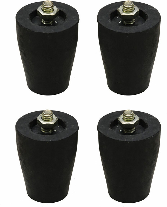 SKYGOLD Gas Stove Rubber Legs Set of 4 | Anti-Skid Bottom Support Feet Gas Cylinder Trolley(Black)