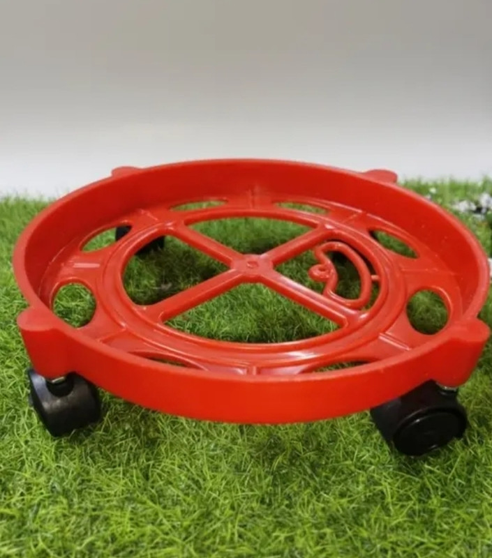 vastrika fashion Premium Cylinder Gas Trolley for 30 Kg Capacity - Home & Kitchen Gas Cylinder Trolley(Red)