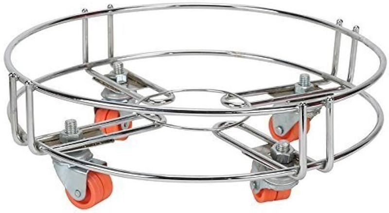 DeepaCreations 005 Gas Cylinder Trolley(Steel)