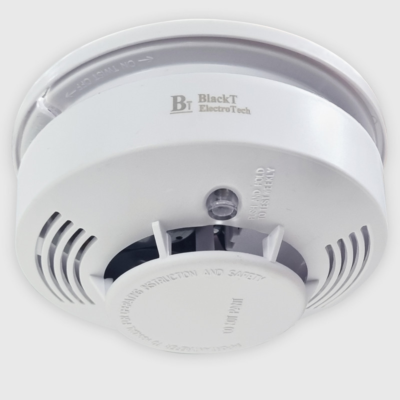Blackt Electrotech BT35FF DIY Smoke Detection Sensor System with Alarm For Home,Hotel, Apartment Gas Detector