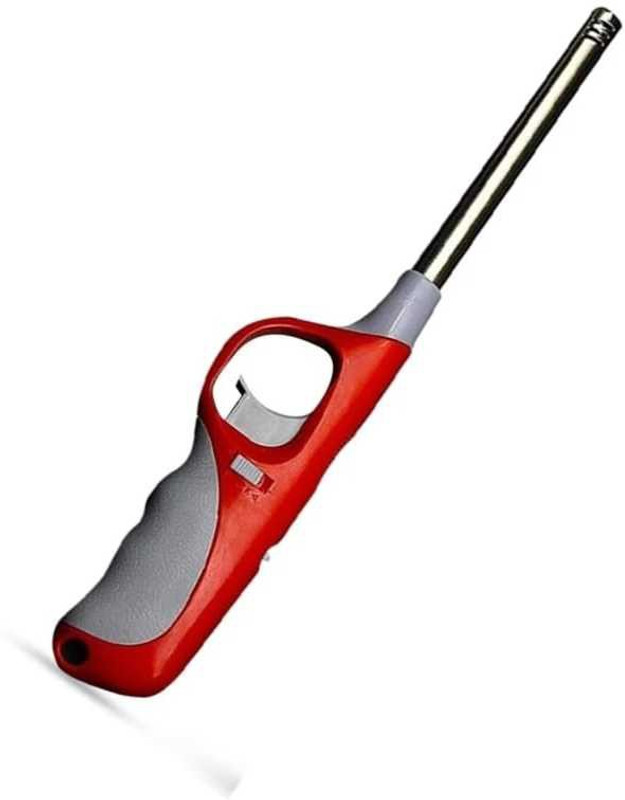 Namscape Gas Lighter for Kitchen with Adjustable Gun Flame, Use for Household(Pack of 1) Steel Gas Lighter(Red, Grey, Silver, Pack of 1)