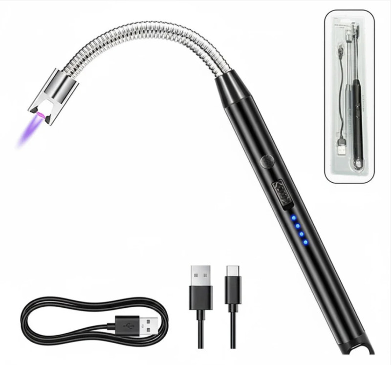Clariq Aluminium Electronic Gas Lighter(Multicolor, Pack of 1)