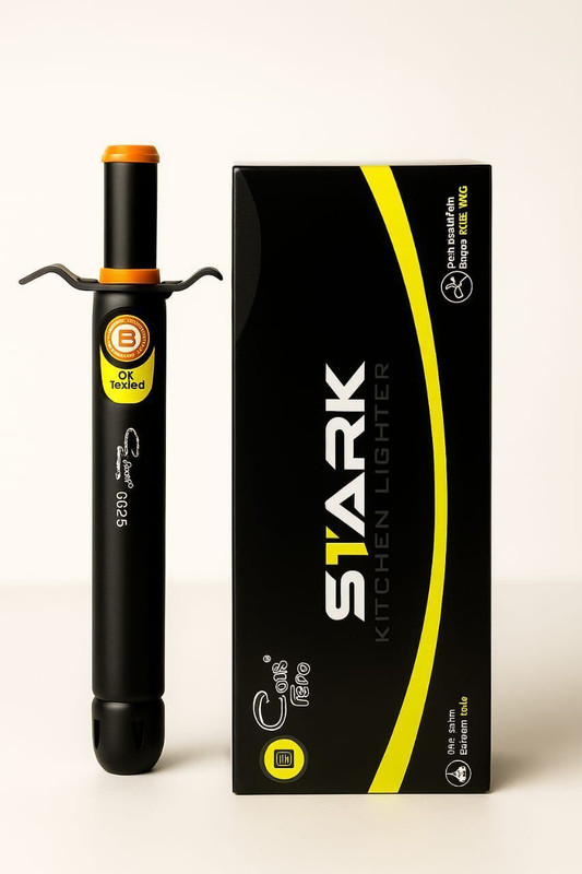 Can Fire CAN FIRE|| Easy Grip Gas Lighter || Kitchen Stove Lighter || Gas Lighter || Steel Gas Lighter(Black, Pack of 1)