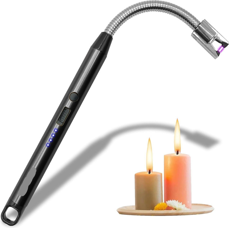 Bienne 360 Degree Flexible Rechargeable Electric Kitchen Lighter for Gas Steel Electronic...