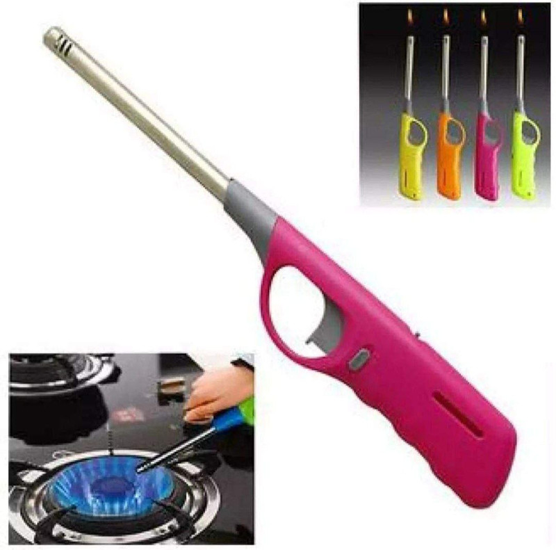 MR TEXTILE Super Quality Long Life Plastic Gas Lighter(Multicolor, Pack of 1)