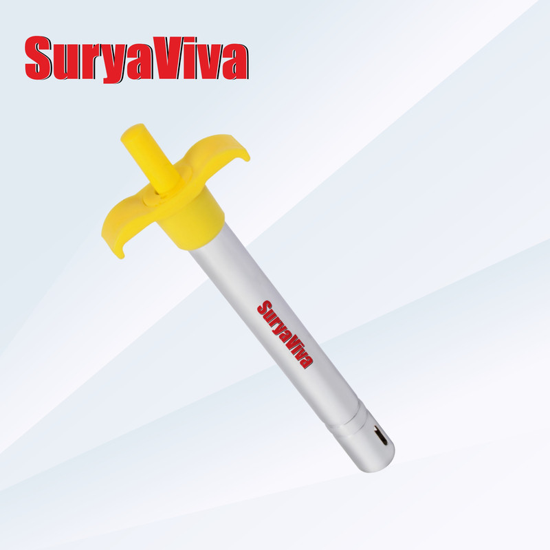SURYAVIVA Kitchen Gas Lighter Plastic Handle Steel Gas Lighter(gas lighter) Steel Gas Lighter(Yellow, Pack of 1)