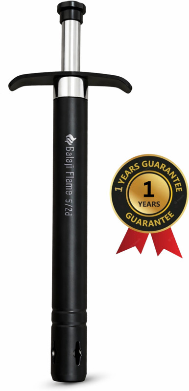 Balaji flame Steel Gas Lighter(Silver, Pack of 1)