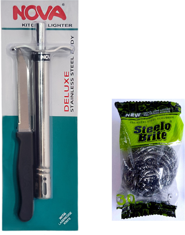 NNY NOVA 1 year Guarantee Stainless Steel Gas Lighter(Steel, Pack of 1)