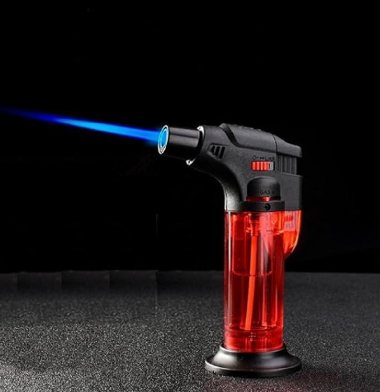 ChoudhryTrade Jet Flame Lighter | Gas Lighter for Kitchen | Refillable Cigarette Lighter Plastic Gas Lighter(Multicolor, Pack of 1)