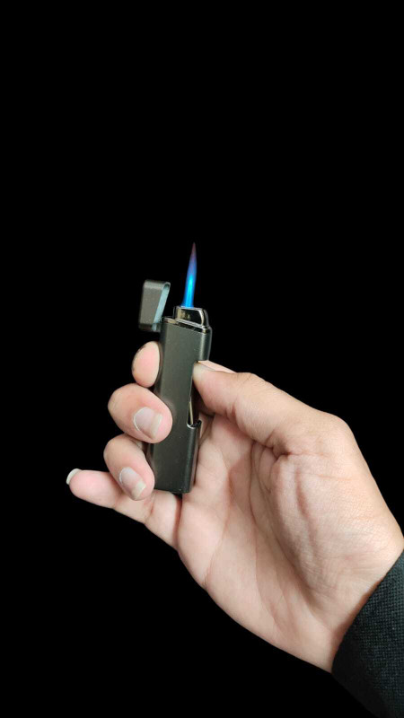 JGG Jain Gift Gallery Aluminium Gas Lighter(Black, Pack of 1)