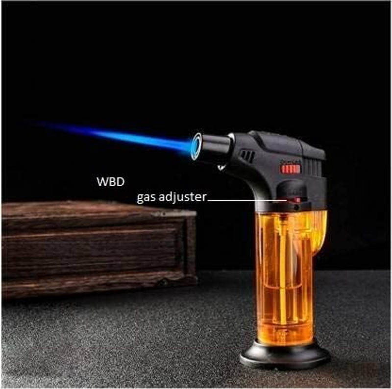 Fireplay Windproof Jet Flame Thrower cigaratte Plastic Gas Lighter(Multicolor, Pack of 1)