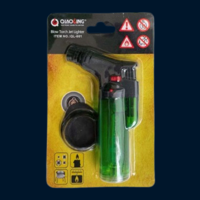DipDark Compact Windproof Turbo Torch for Every Day Carry Plastic Gas Lighter(Multicolor, Pack of 1)