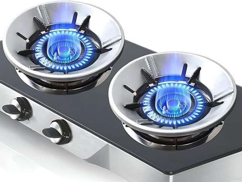 SetHi Trends Burner Stand, Windproof Mesh, Backguard, Burner Protector