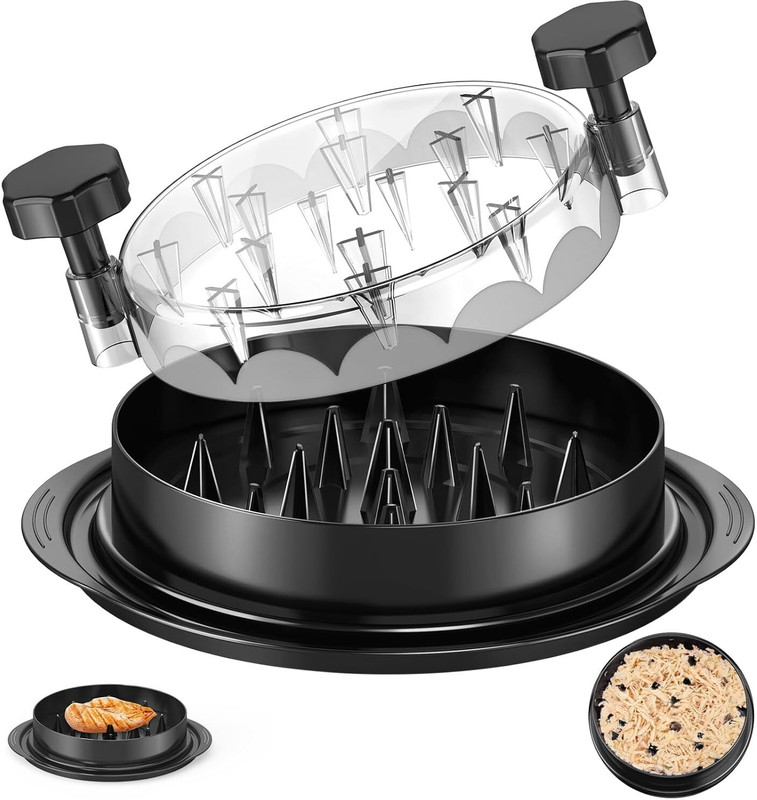 KARTAHARTA Chicken Shredder Large Chicken Breast Shredder Tool Plastic Rolling Meat Tenderizer