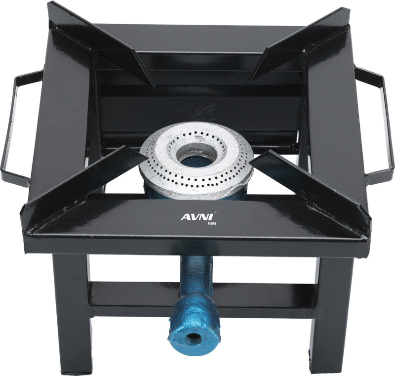 Avni AVNI Single Burner Commercial Gas Stove Small Size Gas Bhatti 10x10x8 inch Iron Manual Gas Stove(1 Burners)