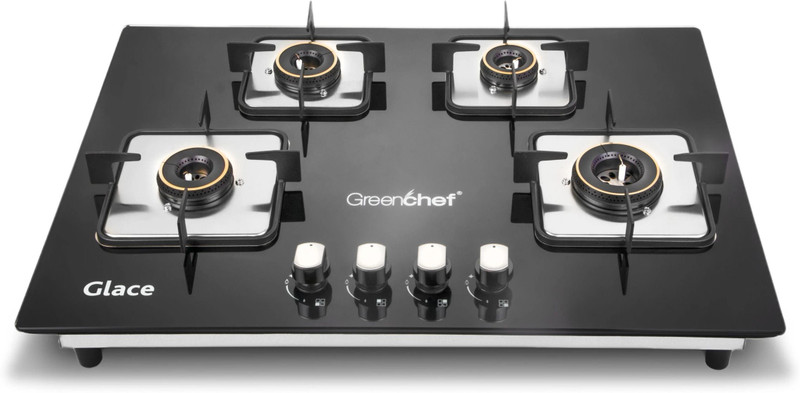 Greenchef Glace Glass Automatic Hob(4 Burners)