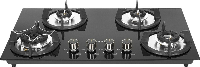 FABER SUPERIA HT763 BR AI | Spillage Proof| Metal Knobs| Brass burners | Glass Automatic Hob(3 Burners)