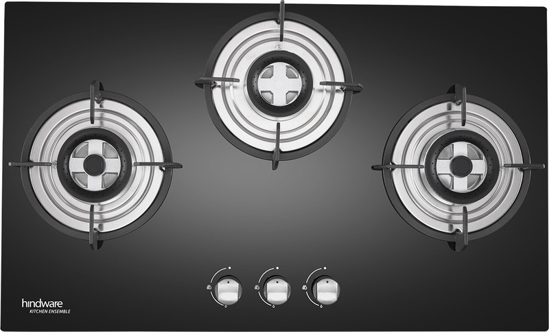 Hindware Smart Appliances Verona Plus 4B 80 CM Glass Automatic Hob(4 Burners)