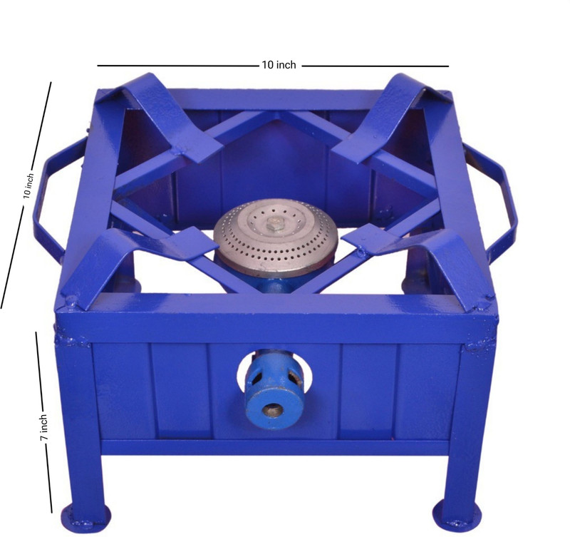 starflame Commercial Gas Bhatti 10x10x8 | Heavy Duty Iron Gas Stove For Hotels, Restaurant Iron Manual Gas Stove(1 Burners)