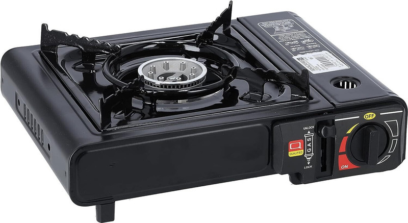 CARTSPACE Camp Stove Portable Dual Fuel Butane Stove Gas Aluminium Automatic Gas Stove(1 Burners)