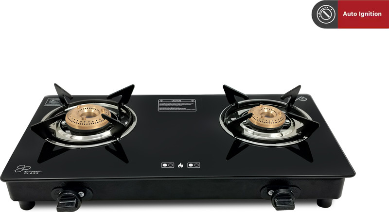 Sigri-wala Primecook Automatic Design Roy Glass Automatic Gas Stove(3 Burners)