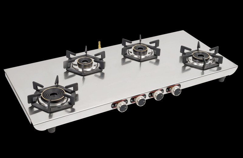 BIGFLAME PNG Power Exel Hexa Stainless Steel Manual Gas Stove(3 Burners)