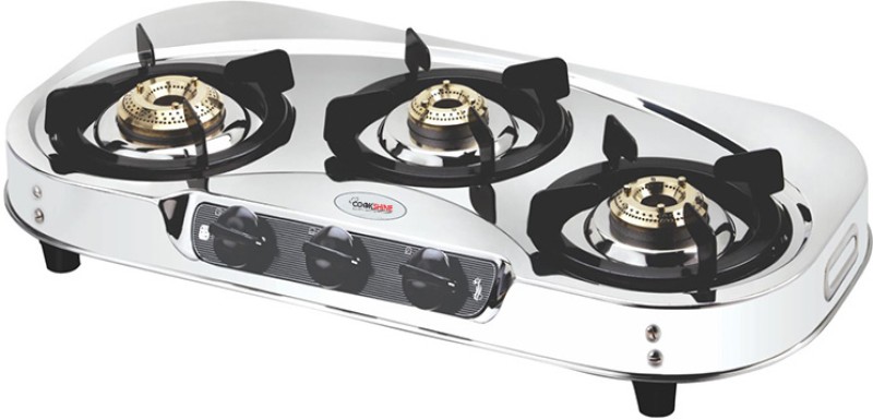 smart line 3 BR RAINBOW Stainless Steel Manual Gas Stove(3 Burners)