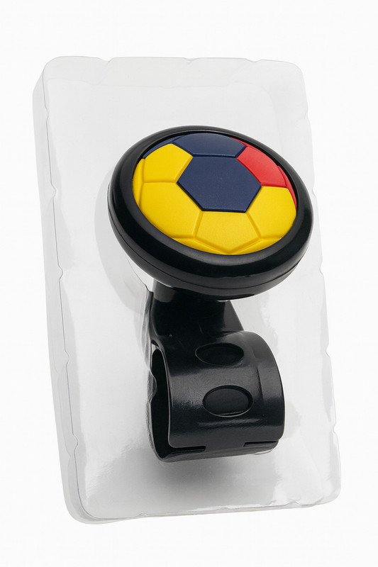 The StyleNook Plastic Car Steering Knob(Black)