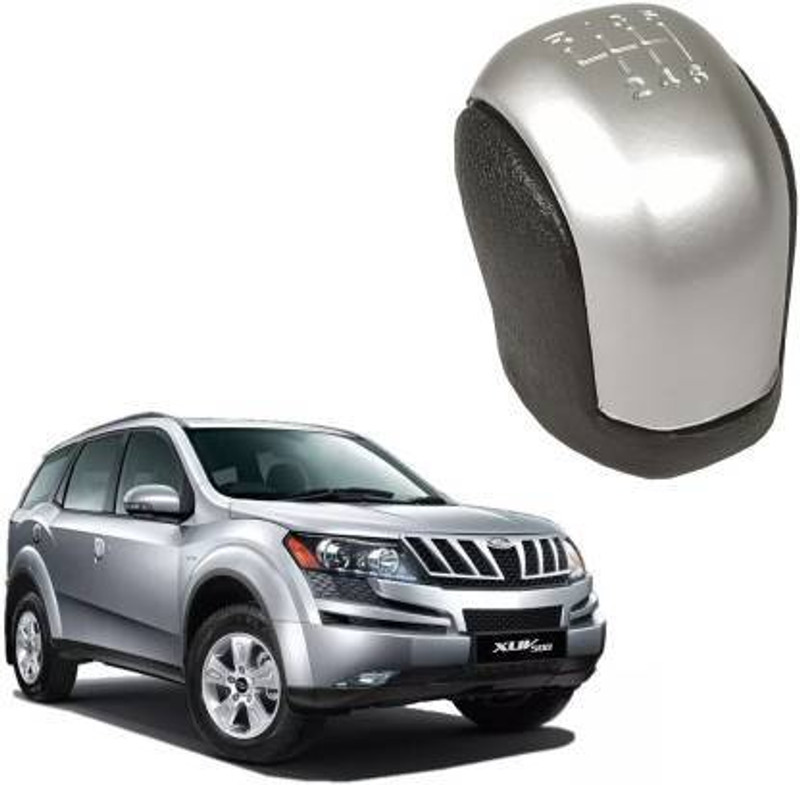 Amabu Rubber & Platsic Gear Knob(Black, Silver)