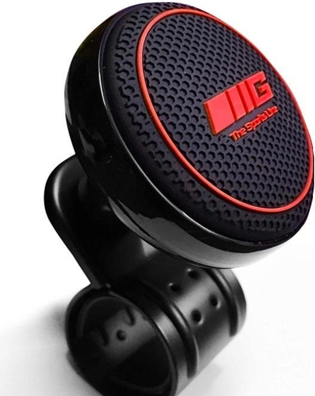 OXTAUL Aluminium Car Steering Knob(Red, Black)
