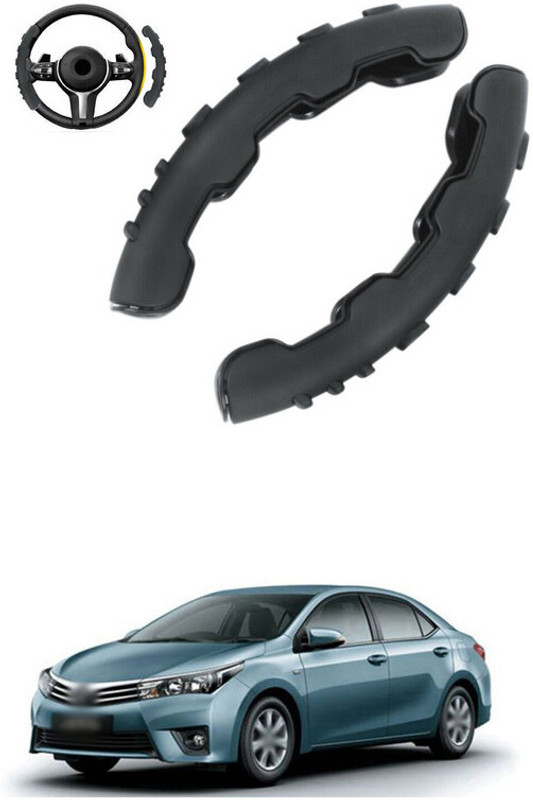 LOVMOTO Steering Cover For Toyota Corolla Altis(Multi, Plastic)