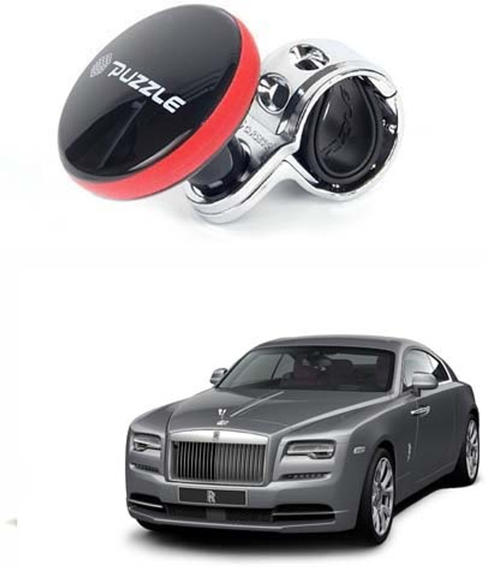 Motopex Plastic Car Steering Knob(Red)