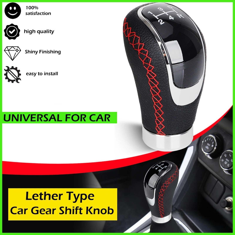 Znee Smart LEATHER, AliExpress PLASTIC Gear Knob(Black)