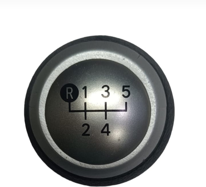 Auto-Ex ear Lever/Shifter Knob Etios 5 Gear Diesel Varient Only (Chrome Finish) Gear Knob(Black)