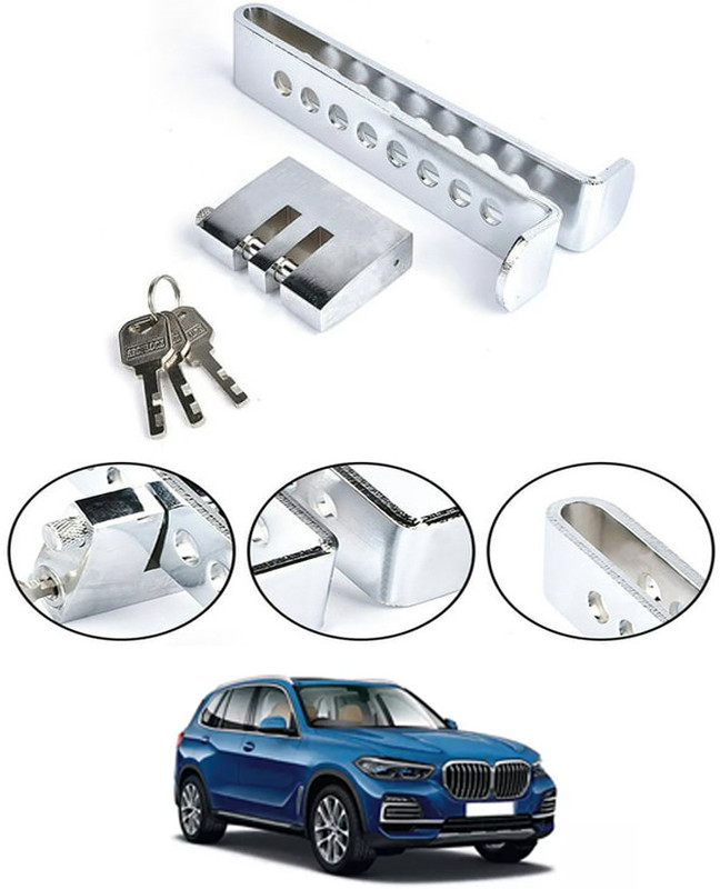 MATIES 8 Holes Security Anti-Theft Stainless Steel Clutch Lock For X5BMW2019 Gear Lock(Stainless Steel)
