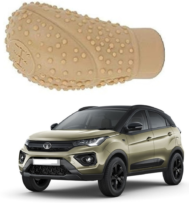 AutooNation Best Car Gear Shift Knob Cover 1Pcs Beige Color For Tata Nexon Gear Shift Collar