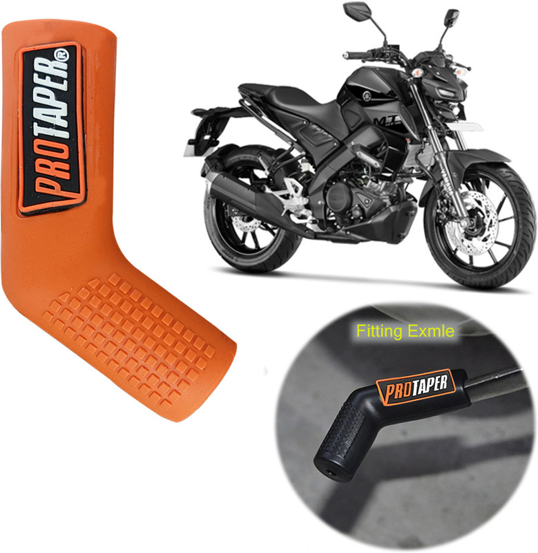 Znee Smart Pack of 1 Orange Motorcycle Rubber Gear Shiftier for Yamaha MT-15 Gear Shift Collar