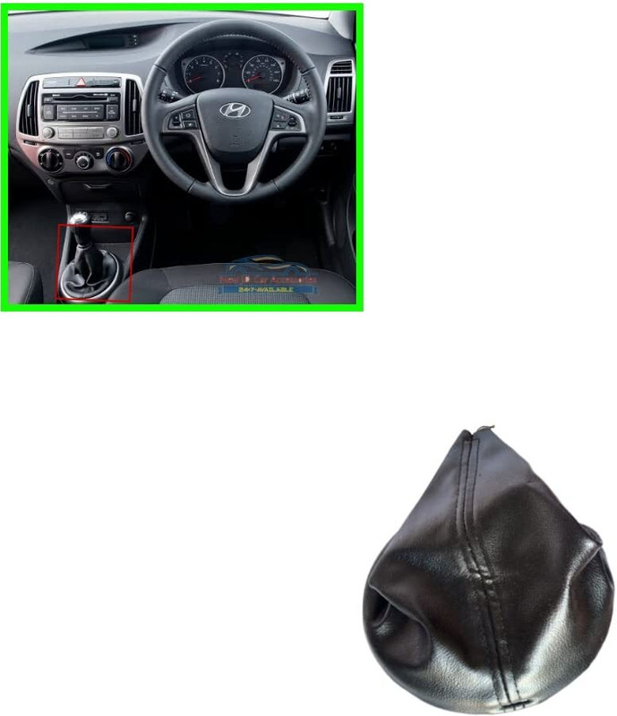 My IND Hyundai old i20 1st genration gear lever cover Gear Shift Collar