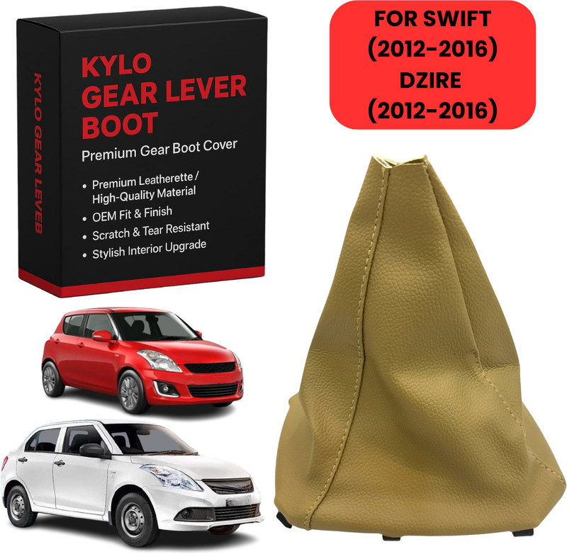 KYLO Gear Lever Cover for Car| Gear Collar for with Swift & Swift Dzire (2012-2016) Gear Shift Collar