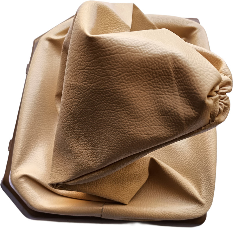 My IND Beige Color Pu Leather Gear Shift Lever Cover for Bolero SLX/SLE Antique Finish Gear Shift Collar