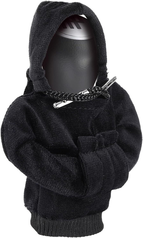 AutoBizarre Car Interior Decoration Gear Shift Knob Mini Hoodie Cover Sweater Cover Gear Shift Collar