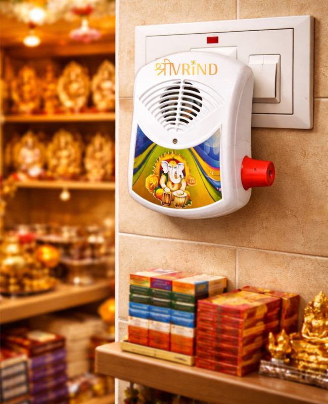 DECORDHAM Hindu God Mantra Chanting Device FM Radio(White)