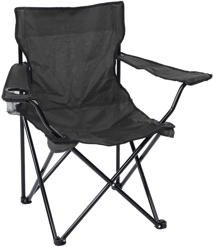 VHR ENTERPRISE folding camping chair portable camping chair Chair(Black)